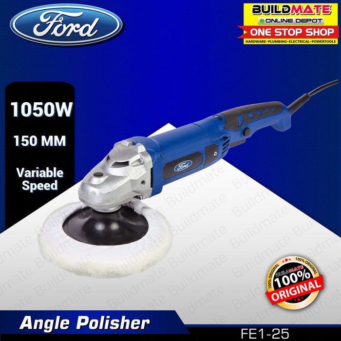 [CLEARANCE SALE] FORD Angle Car Polisher 6" (150mm) 1050W FE1-25 •100% ORIGINAL •BUILDMATE•