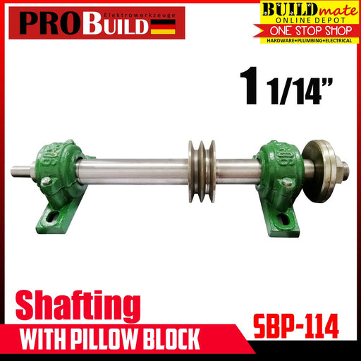 PROBUILD Shafting with Pillow Block 1 1/4" SPB-114