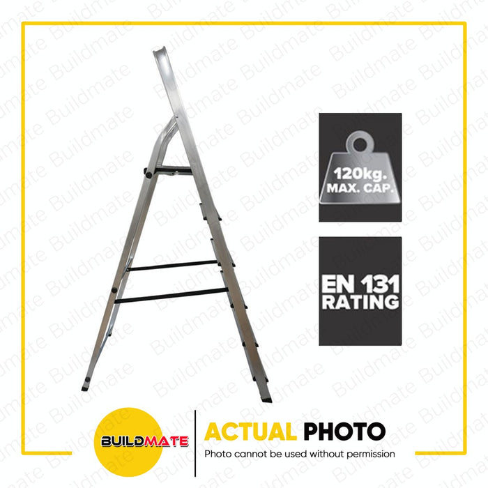 GREENFIELD 6 STEP Aluminum Home Ladder AFC0106C- 06-04-00006 •BUILDMATE•