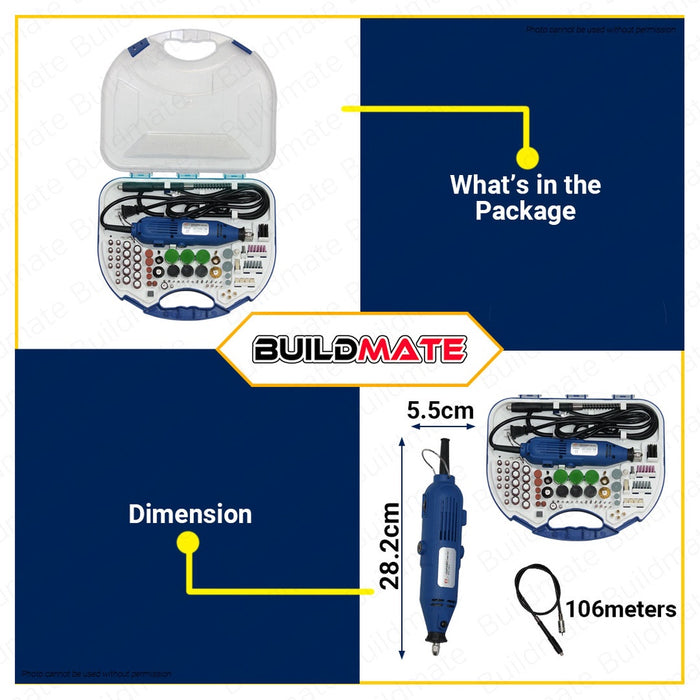 OXFORD ENGLAND Rotary Die Grinder SET 180W OSDG0G •BUILDMATE•