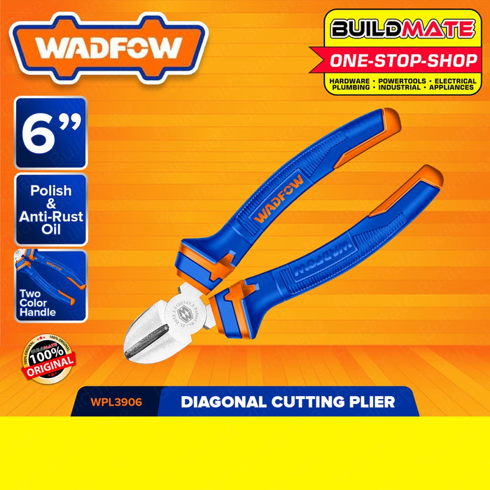 WADFOW Diagonal Cutting Pliers 6" Inch 160mm | 7" Inch 180mm [SOLD PER PIECE] •BUILDMATE• WHT