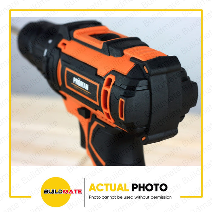 PROMAN Cordless Drill 20V PT-CD20V2B +FREE ECO BAG •BUILDMATE•