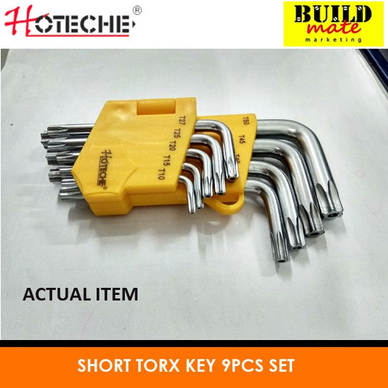 HOTECHE Short Torx Key 9PCS/SET 260708 •BUILDMATE•