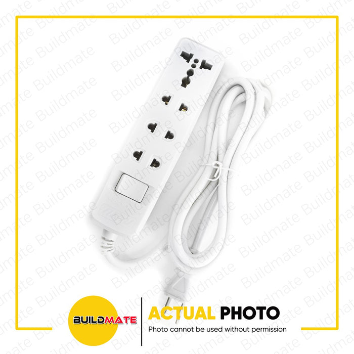 ROYU Extension Cord with Universal Outlet Power Strip REDEC613 •BUILDMATE•