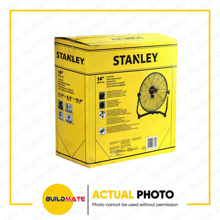 STANLEY 14" 50W Industrial Floor Fan LP-ST-14F-E •BUILDMATE•