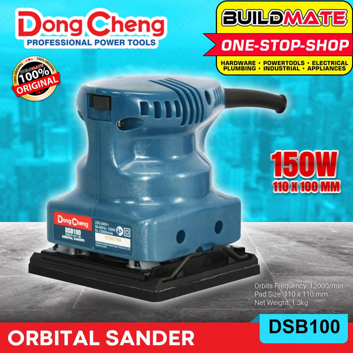 DONG CHENG Heavy Duty Orbital Wood Finish Sander 200W DSB100 •BUILDMATE•