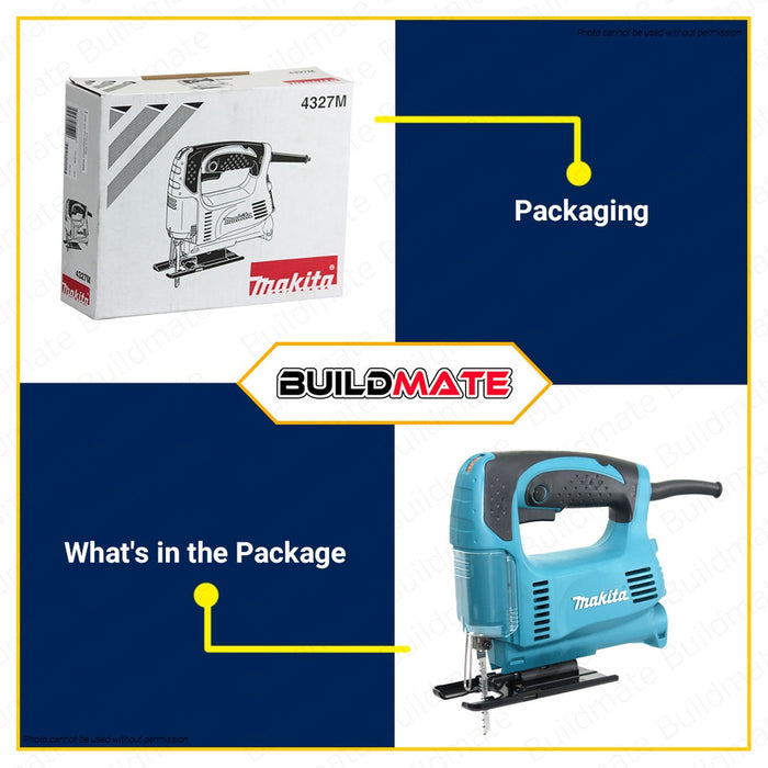 MAKITA Original Electric Jigsaw Jig Saw 450W Wood Metal 65mm 4327M 100% AUTHENTIC •BUILDMATE•