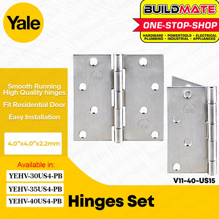 YALE Stainless Steel Loose Pin Door Hinges 3 x 3 | 3.5 x 3.5 | 4 x 4 Inches US15 SOLD PER PIECE