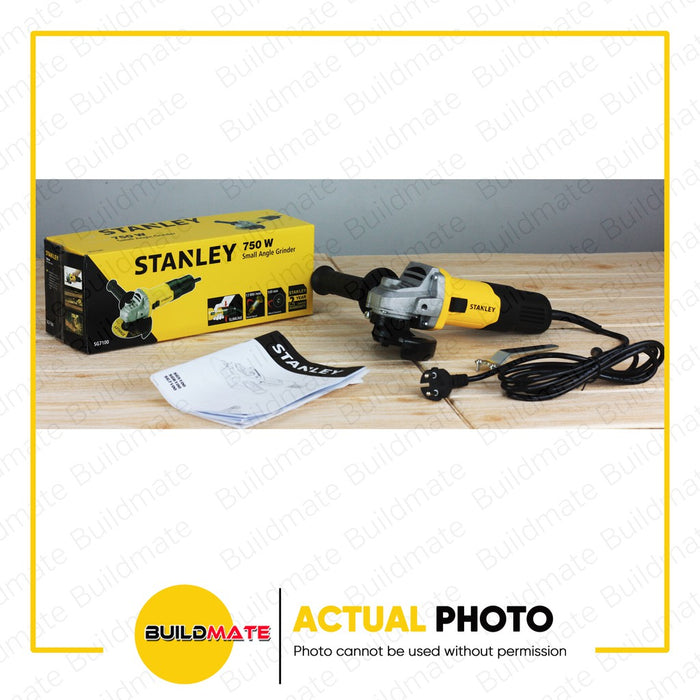 STANLEY Slim Angle Grinder 750W 100mm SG7100 •BUILDMATE• SPT