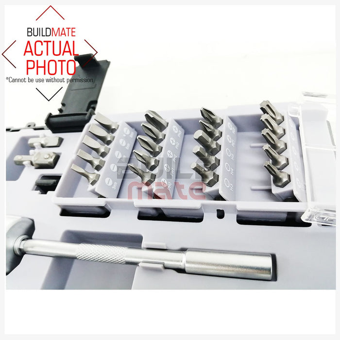 INGCO T-Handle Wrench Screwdriver 25PCS/SET HKSDB0258  •BUILDMATE• IHT