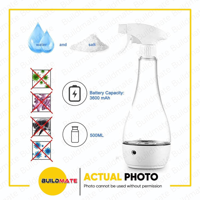 Portable Rechargeable Disinfection Sterilizing Salt Sprayer •BUILDMATE•