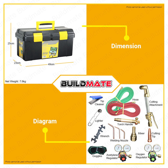 LOTUS Welding Welder and Cutting Outfit LT2000H •BUILDMATE• LHT
