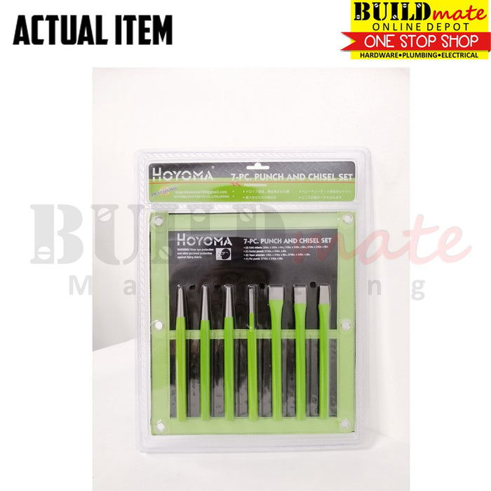 Hoyoma Punch and Chisel 7PCS/SET •BUILDMATE• HYMHT
