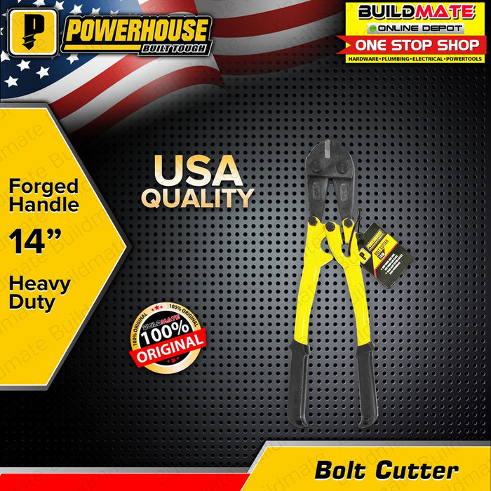 POWERHOUSE Bolt Cutter Forged Handle 14" Heavy Duty BUILDMATE - PHHT