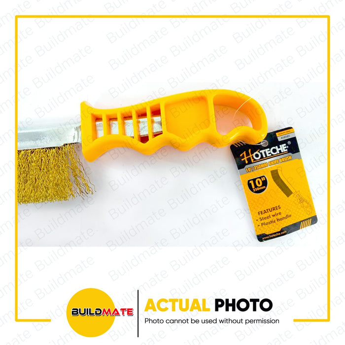 HOTECHE 10" Steel Wire Knife Brush 410101 •BUILDMATE•