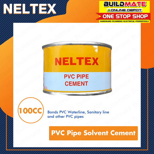 NELTEX PVC Pipe Solvent Cement 100CC •BUILDMATE•