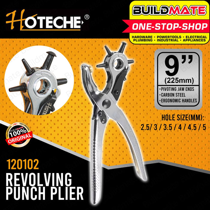 Hoteche Revolving Punch Plier Pliers 9 inches HTC-120102 100% ORIGINAL / AUTHENTIC •BUILDMATE•