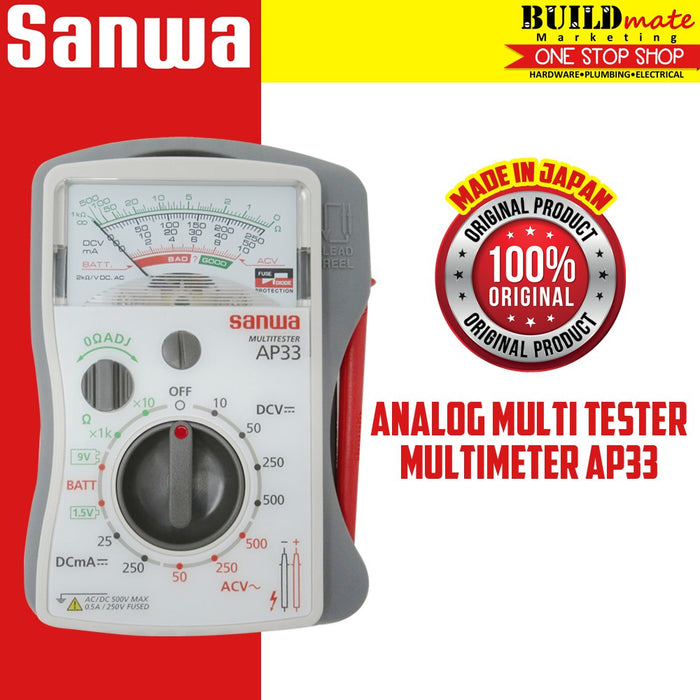 SANWA Analog Multi Tester Multitester AP33