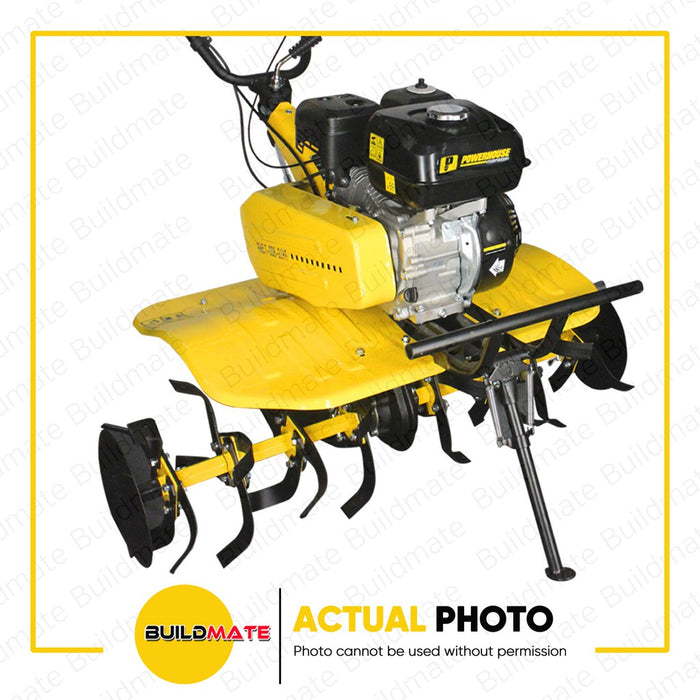 POWERHOUSE 6.5HP DIESEL Industrial Tiller Machine for Farm Agricultural with 32PCS Ticker Blades PHI