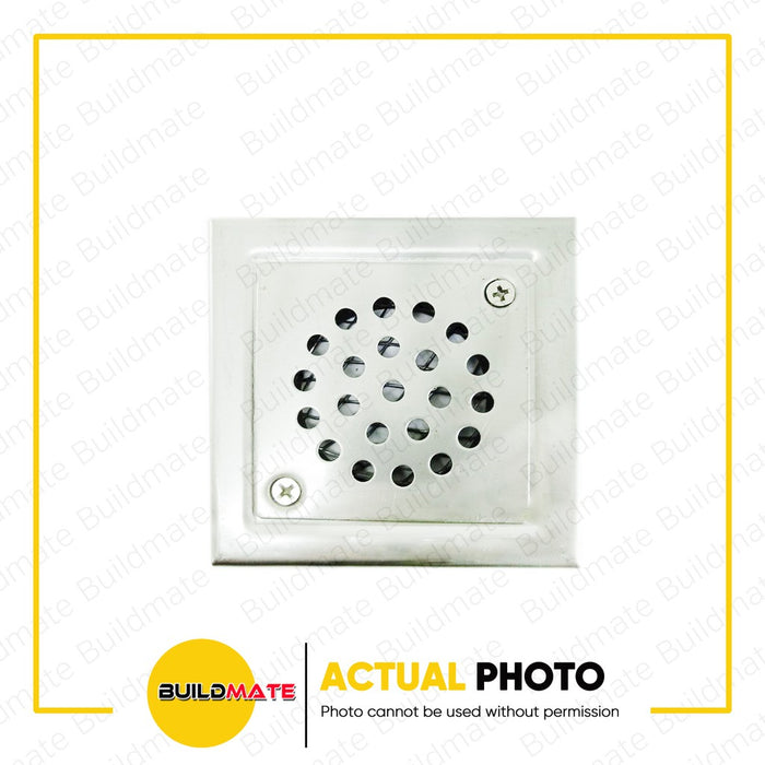 POWERHOUSE HI-GRADE Stainless Floor Strainer 4"X4" | 6"X6" SOLD PER PIECE •BUILDMATE•