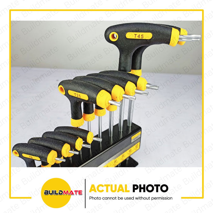 HOTECHE T-Shape Soft Grip Torx Key Set 10PCS/SET CR-V 262009 •BUILDMATE•