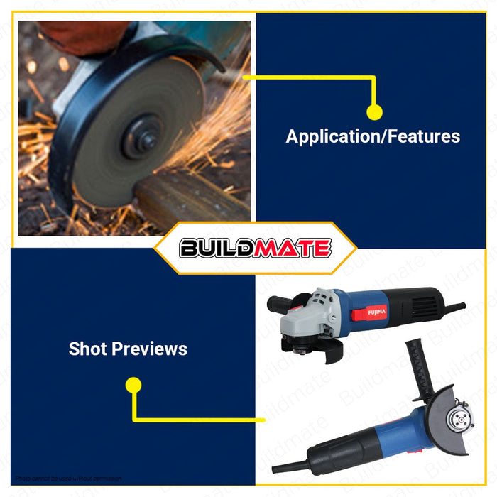 FUJIMA JAPAN Angle Grinder Variable Speed 1200W FT-AG1200 •BUILDMATE•