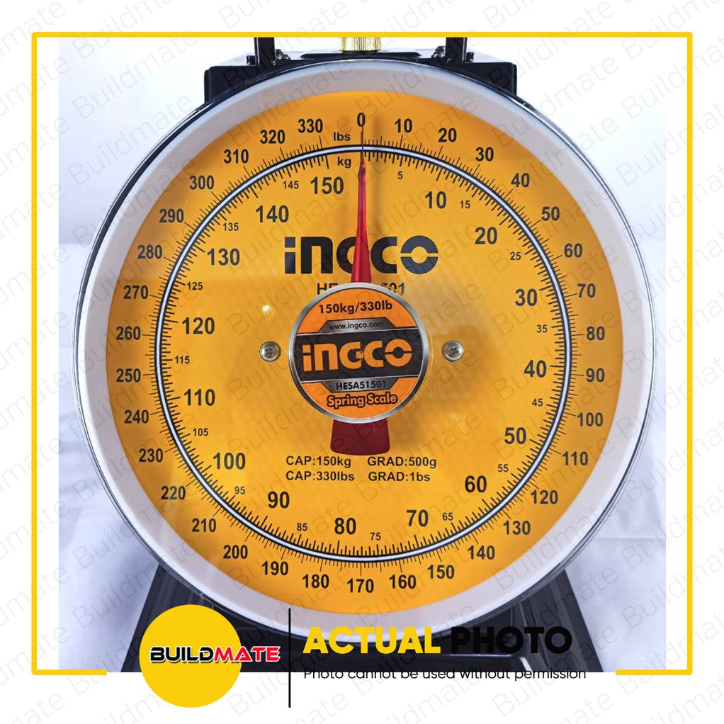 INGCO Spring Table Scale 150kg HESA51501 •BUILDMATE• IHT — Buildmate