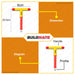 INGCO Insulated T-Handle Wrench 1000V 1/2" 12 x 200 x140mm Cr-V HITH121 •BUILDMATE• IHT