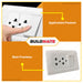 INGCO Universal Electric Socket Outlet 1 Gang with Single Pole Switch HESST184211 •BUILDMATE• IHT