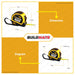 Hoteche Measuring Tapes Measure 5 meters HTC-280105 | HTC-280505 SOLD PER PIECE •BUILDMATE•
