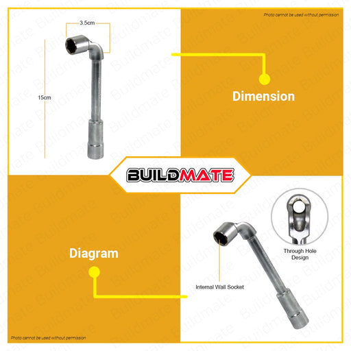 Hoteche L-type L Wrench Wrenches 11mm HTC-192106 •BUILDMATE•