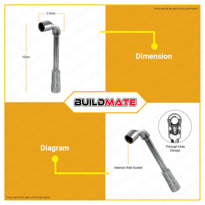 Hoteche L-type L Wrench Wrenches 11mm HTC-192106 •BUILDMATE•