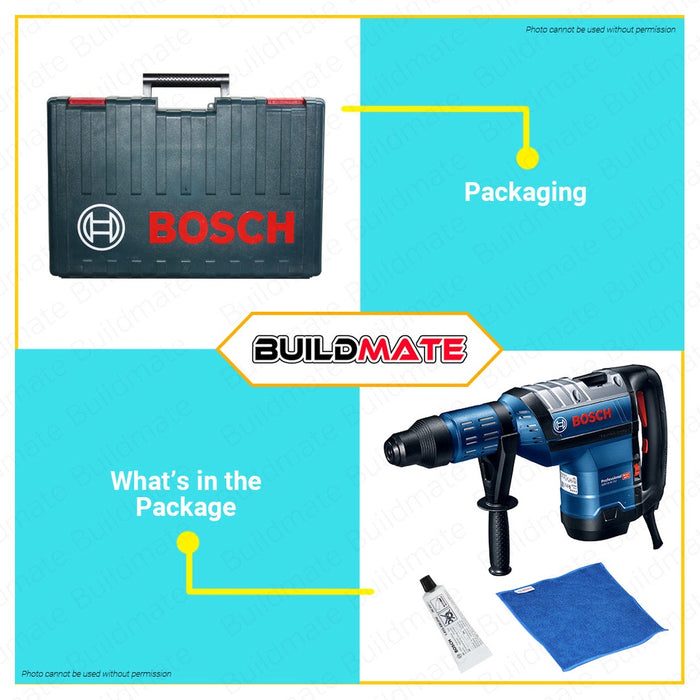 BOSCH 1500W SDS MAX Universal Rotary Hammer Drill w/ Case 45mm 12.5J GBH 8-45 DV UNI 06112650K0 BPT