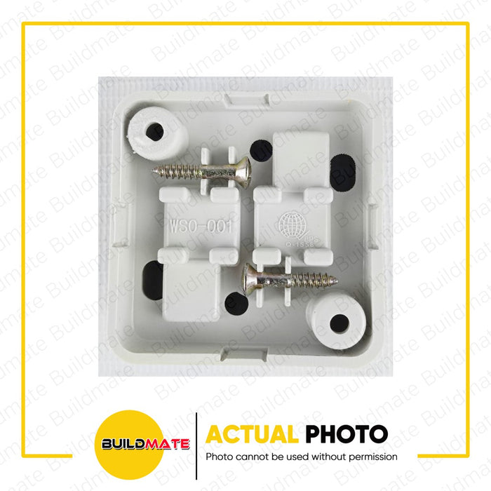 OMNI Surface Single Convenience Outlet WSO001 •BUILDMATE•