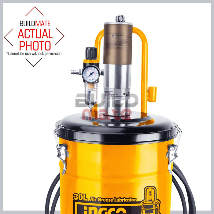 INGCO Air Grease Lubricator 30L Pneumatic Greasing Machine, Cars, Motors AGL02301 •BUILDMATE• IPT