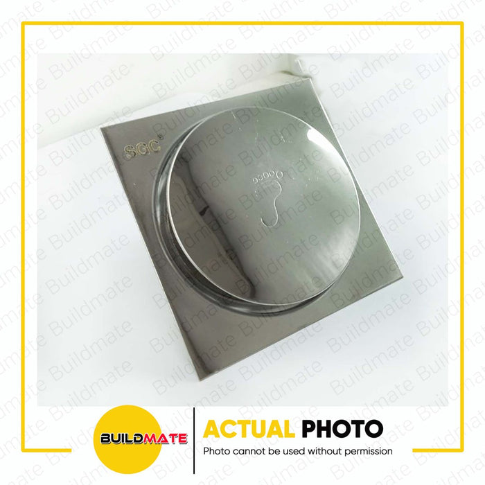 S.G.C. Push Type Floor Drain for Kitchen Toilet 4" x 4" | 6" x 6" SOLD PER PIECE S.G.C.-A2
