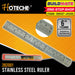 Hoteche Stainless Steel Ruler Rangefinder 6" inches HTC-282001 •BUILDMATE•