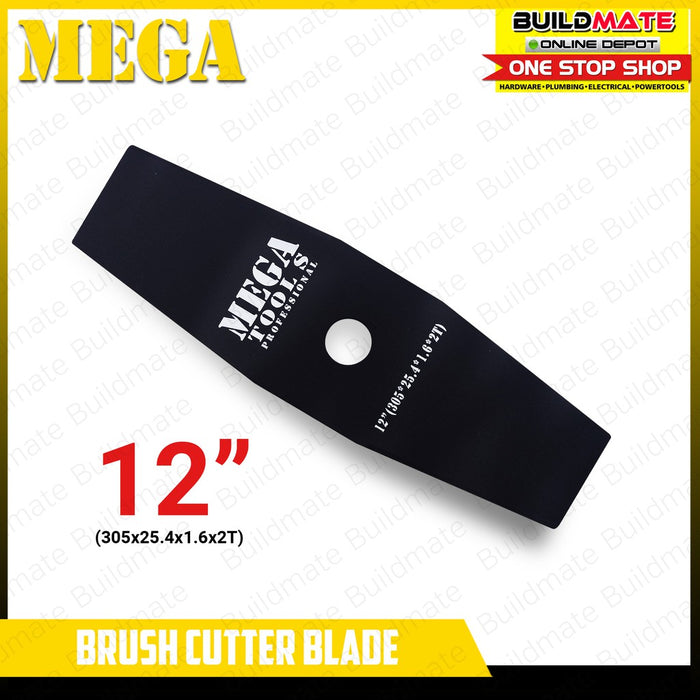 MEGA Brush Cutter Blade Hex 12" 2T •BUILDMATE•