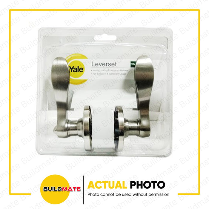 YALE Leverset Bathroom Door Knob Lockset K VL5312 US15 •BUILDMATE•