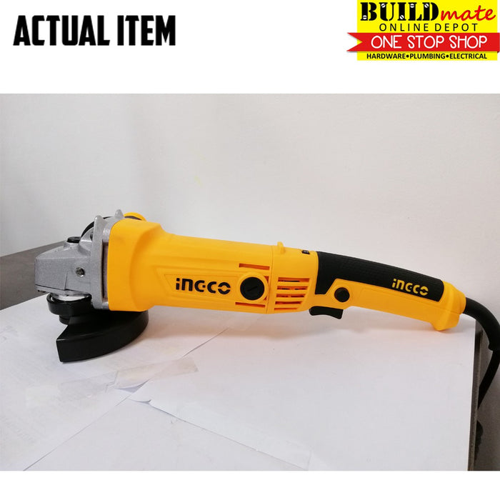 BUILDMATE Ingco Angle Grinder 1010W / 1100W Electric Grinding Machine for Wood, Metal, Stainless Steel Polishing AG101087 / AG1100382 / AG110018 / AG11003857 - IPT