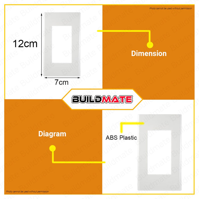 Omni 3-Gang Plate WWP-113 WIDE SERIES •BUILDMATE•