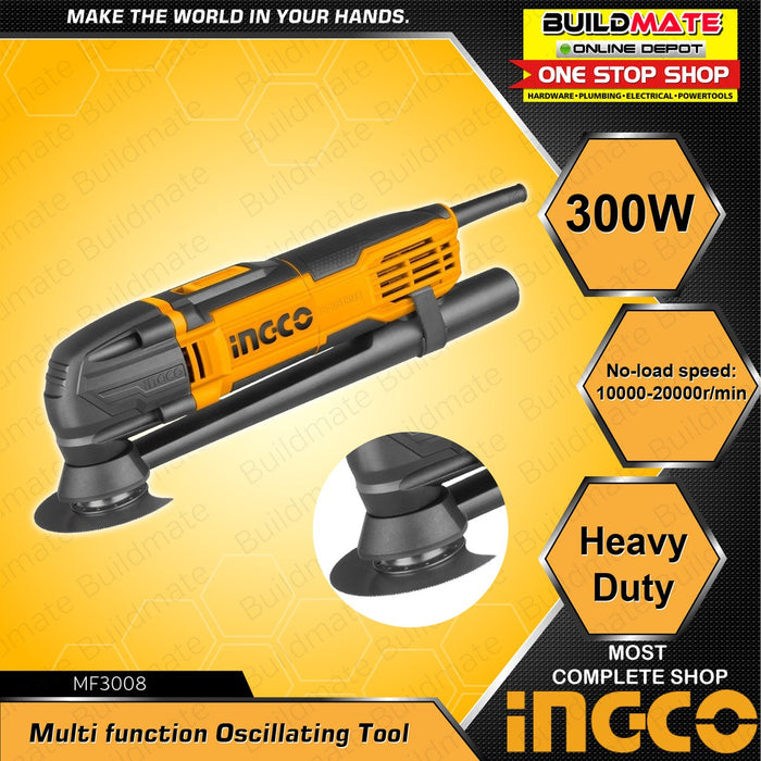 INGCO Multi function Oscillating Tool 300W MF3008 •BUILDMATE• IPT