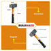 Hoteche Stoning Hammer Fiberglass Handle 1500g HTC-210404 •BUILDMATE•