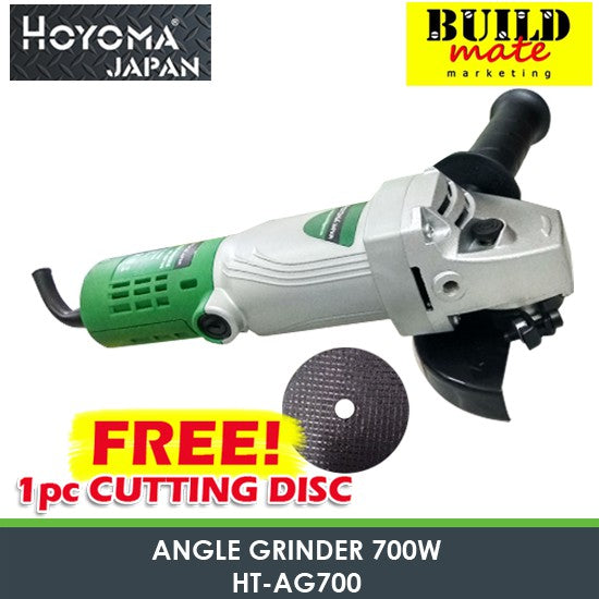 Hoyoma Angle Grinder 700W HT-AG700 +FREEcuttingdisc HYMPT