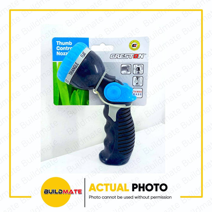 CRESTON 8 Pattern Thumb Control ABS Nozzle Garden Sprayer ABS558 •BUILDMATE•