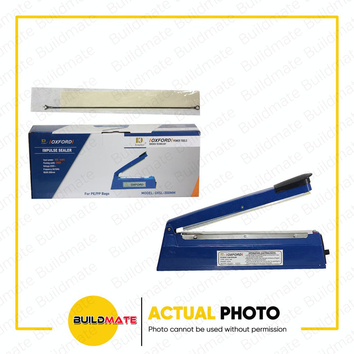 OXFORD Impulse Sealer 12" Plastic Body OXSL300-12" •BUILDMATE•