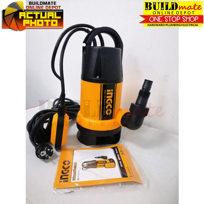 INGCO Vortex Seawage Submersible Pump 750W (1.0HP) SPD7501-5 +FREE TAPEMEASURE •BUILDMATE• IPT