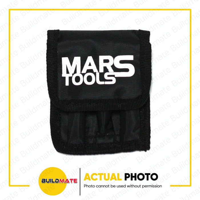 MARS TOOLS 3 PCS Hexagonal Shank Step Cone Drill Bit Hole Groove Cutter with Pouch Case