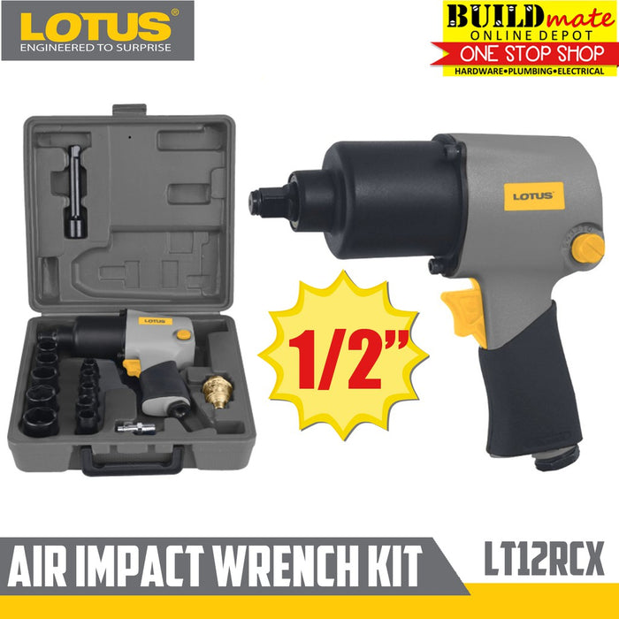 LOTUS Pneumatic Air Impact Wrench 1/2" LT12RCX •BUILDMATE• LPT