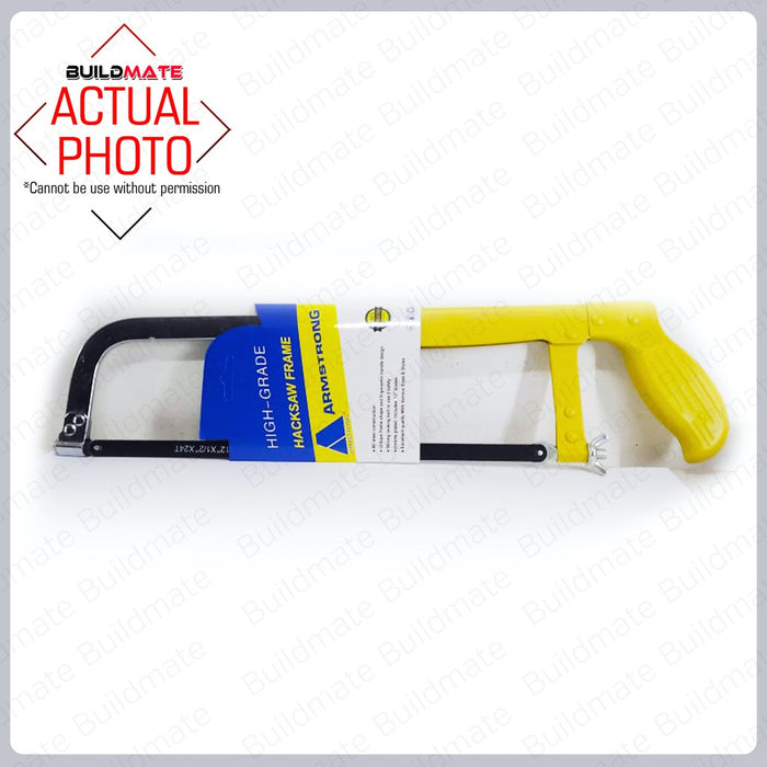 ARMSTRONG Adjustable Hack Saw Frame 12" x 1/2" x 24T •BUILDMATE•